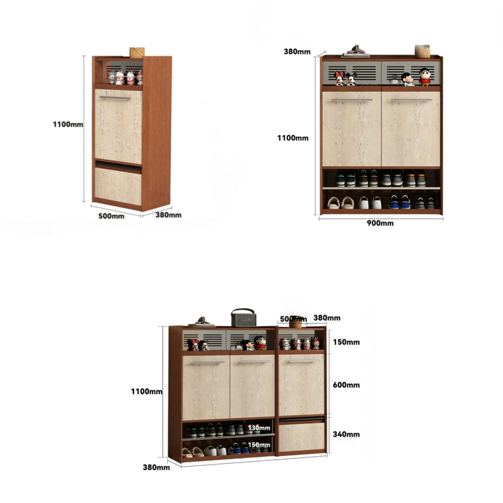LAVENA Modern Modular Shoe Cabinet - Urban Mood Singapore