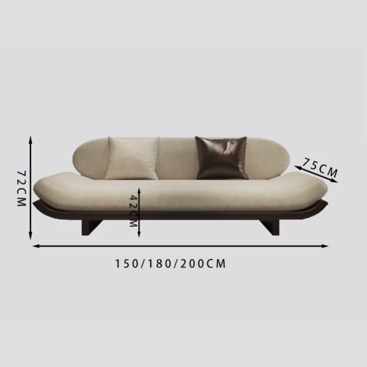 LAVERO Modern Chaise Sofa - Urban Mood Singapore