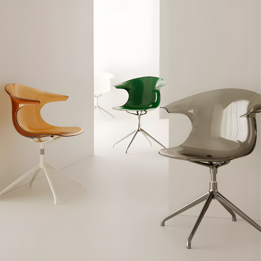 LAVRI Modern Swivel Plastic Study Chair - Urban Mood Singapore