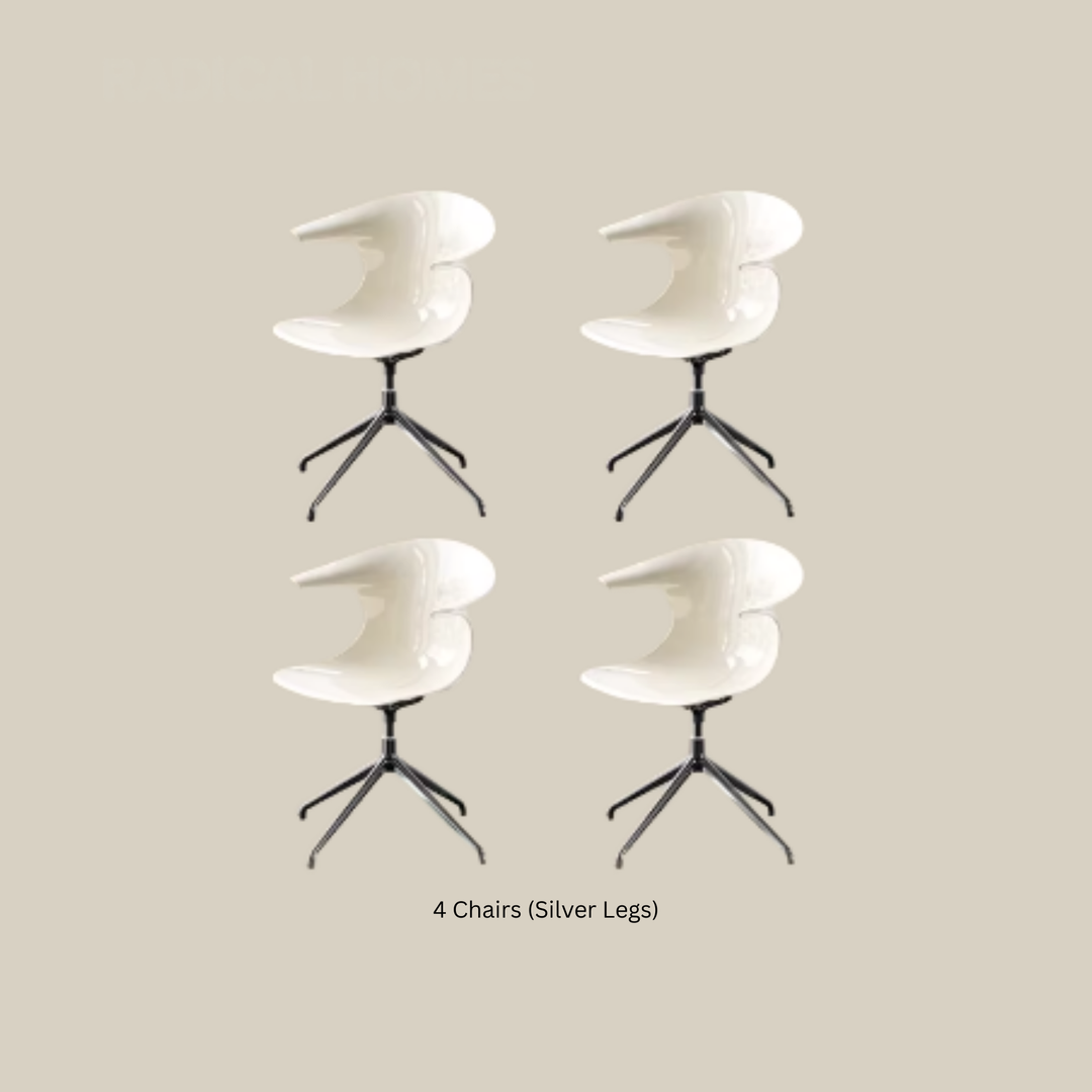 LAVRI Modern Swivel Plastic Study Chair - Urban Mood Singapore