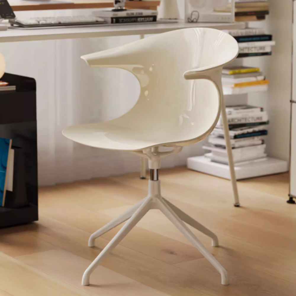 LAVRI Modern Swivel Plastic Study Chair - Urban Mood Singapore