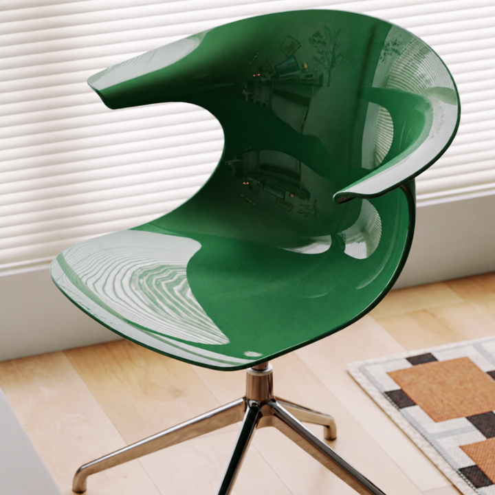 LAVRI Modern Swivel Plastic Study Chair - Urban Mood Singapore
