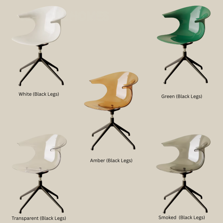 LAVRI Modern Swivel Plastic Study Chair - Urban Mood Singapore