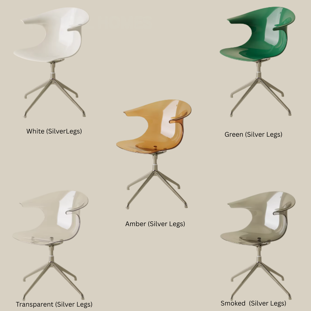 LAVRI Modern Swivel Plastic Study Chair - Urban Mood Singapore