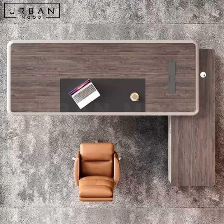 LAWLESS Modern L-Shape Office Table