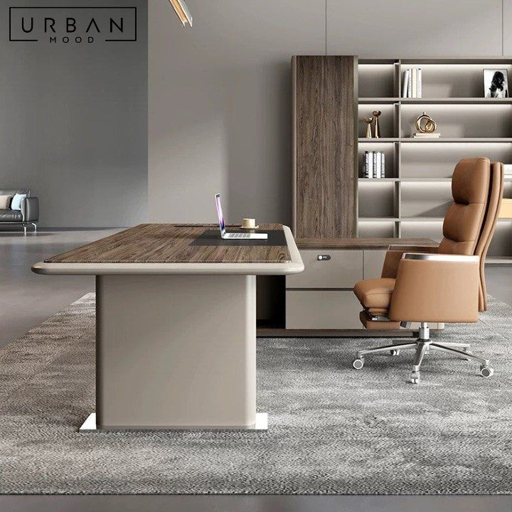 LAWLESS Modern L-Shape Office Table