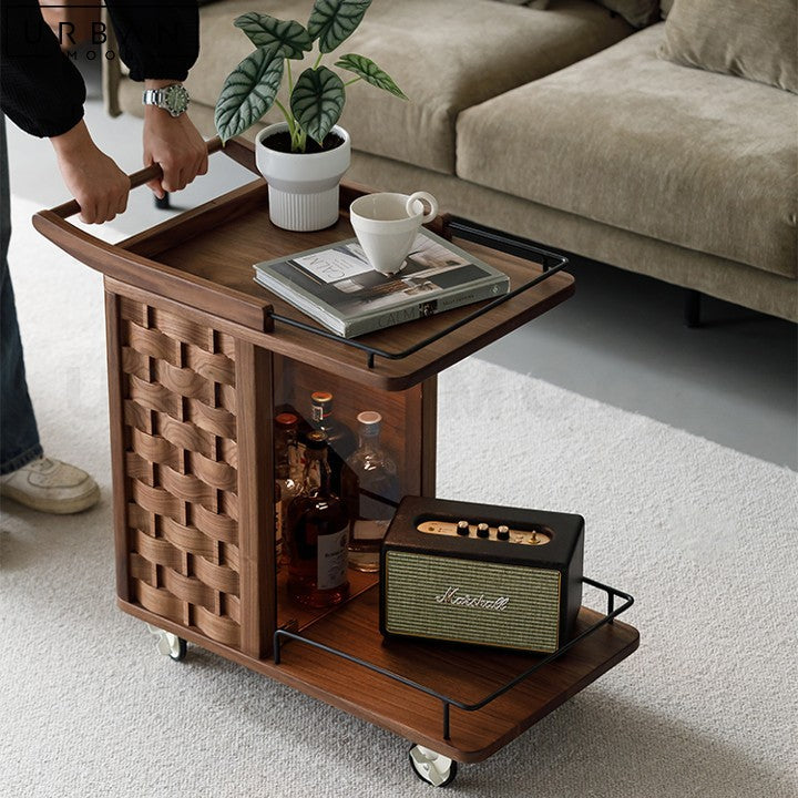 LAYLAH Modern Solid Wood Side Table