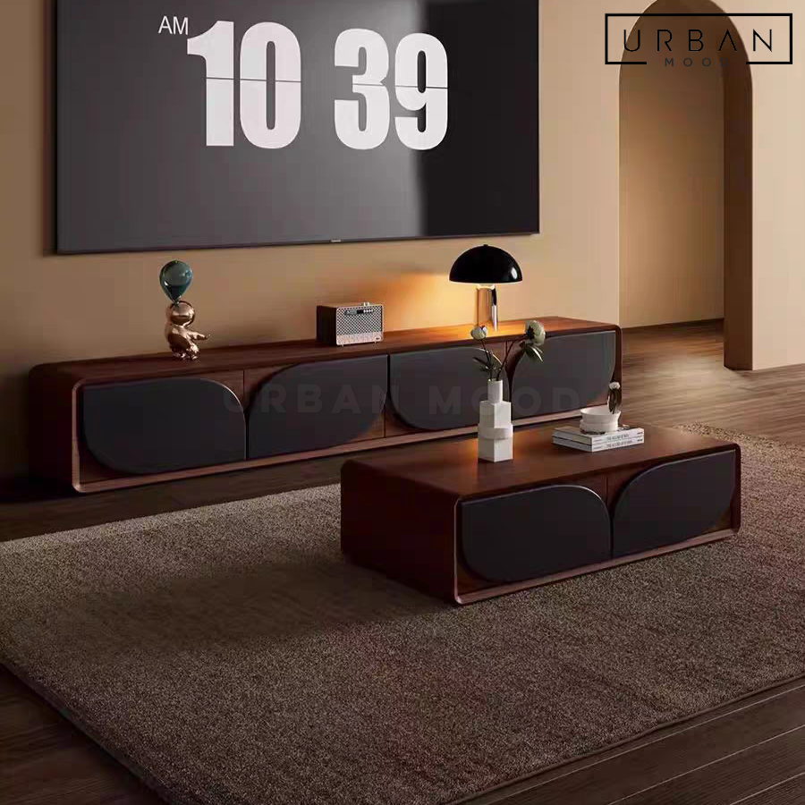 PIFER Japandi Solid Wood TV Console