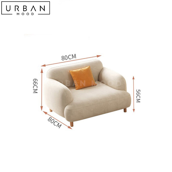 LOCA Modern Boucle Sofa