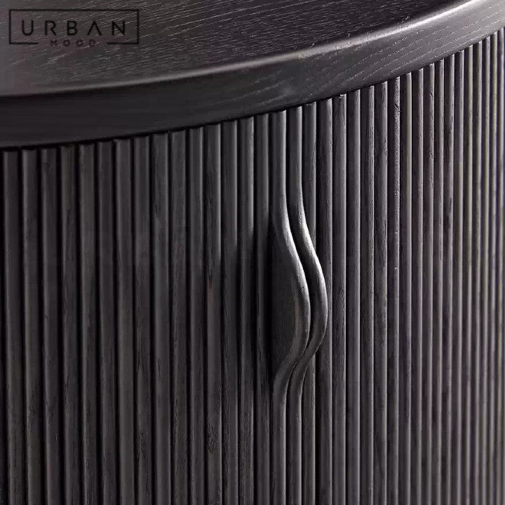 LECCO Modern Solid Wood Bedside Table