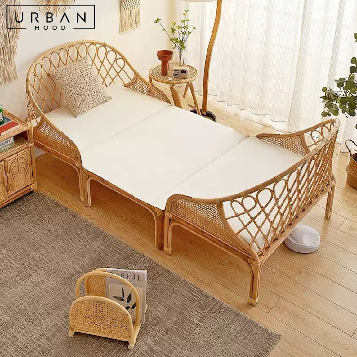 BLOOM Rustic Rattan Sofa