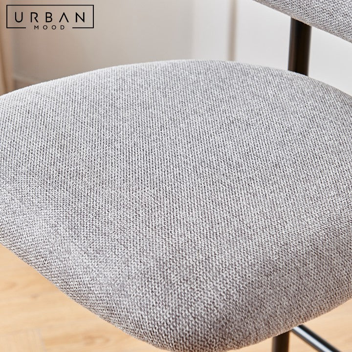 KOZE Modern Fabric Bar Stool