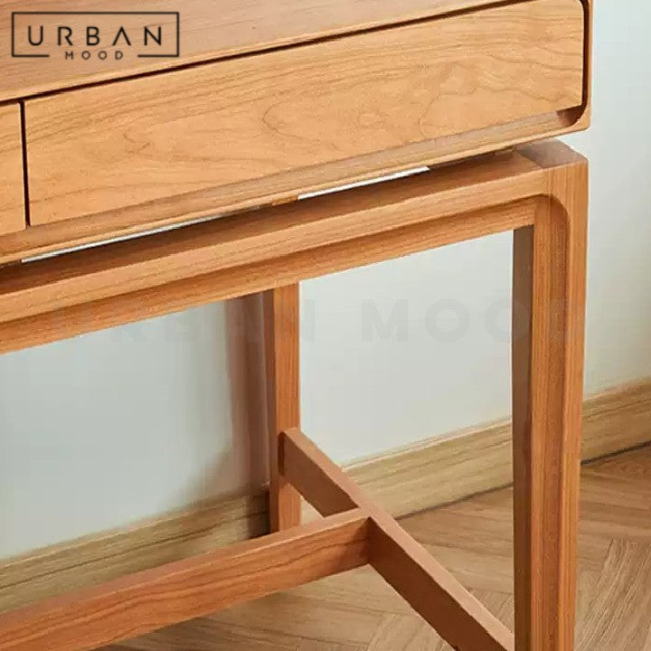 LEFER Modern Solid Wood Study Desk