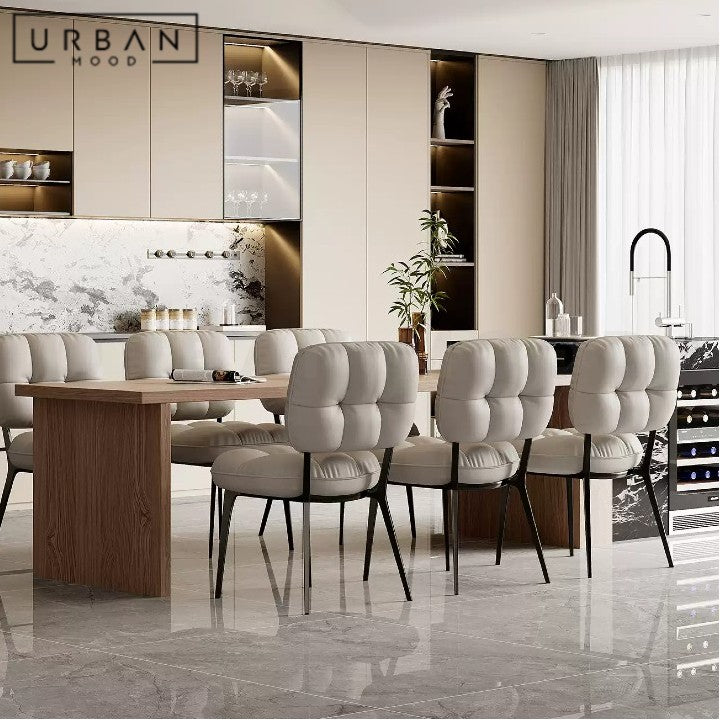 LEFEVRE Modern Leather Dining Chair