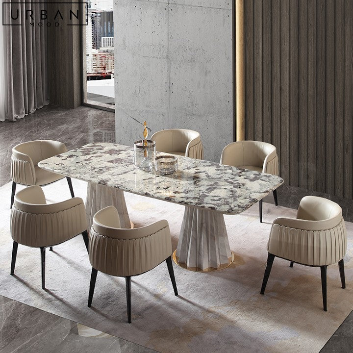 LEHMANN Modern Marble Dining Table – Urban Mood