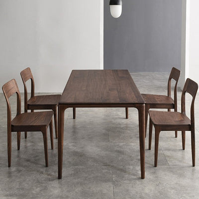 LEHTON Modern Solid Wood Dining Table