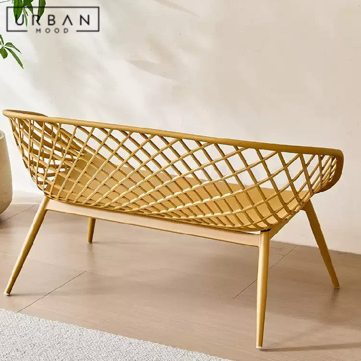 LEITGEB Modern Metal Lounge Chair