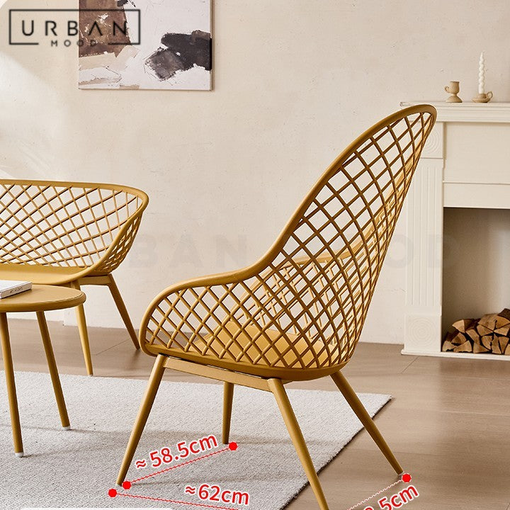 LEITGEB Modern Metal Lounge Chair