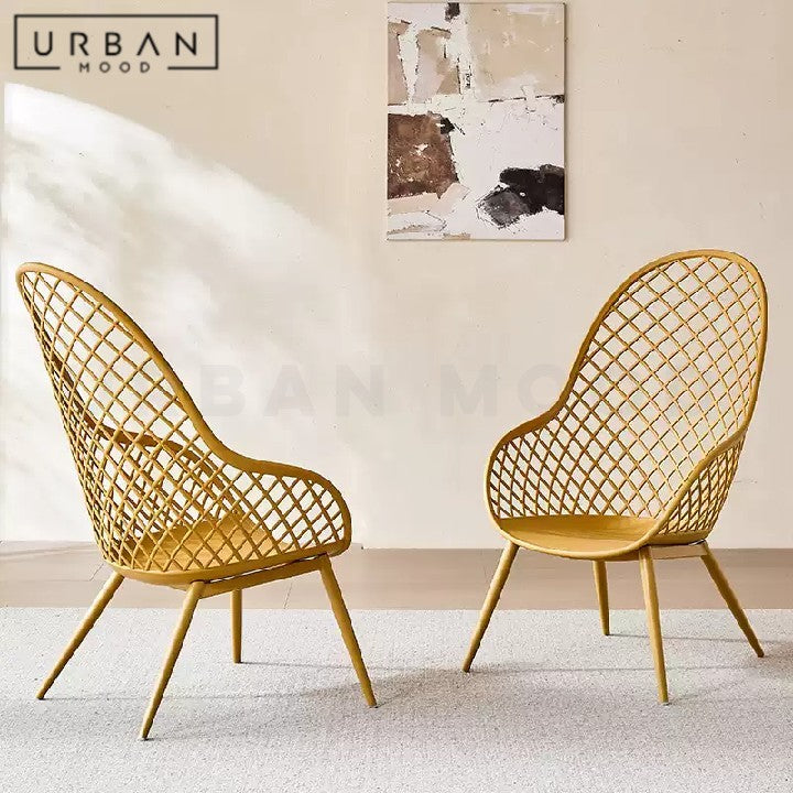 LEITGEB Modern Metal Lounge Chair