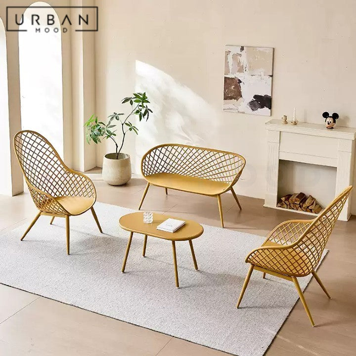 LEITGEB Modern Metal Lounge Chair