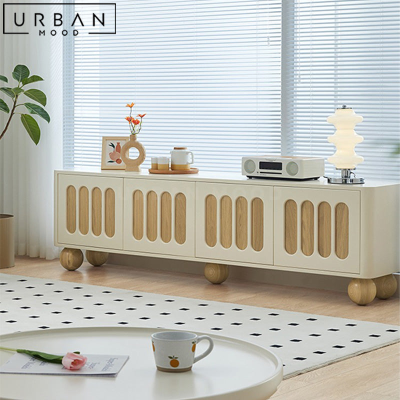 LEODE Japandi TV Console