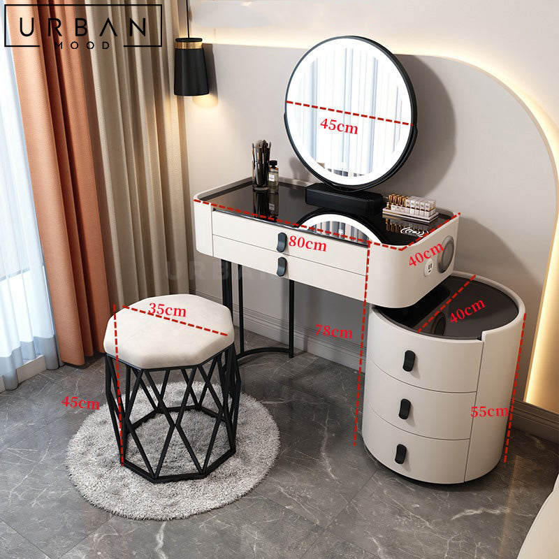 LEONA Modern Vanity Table Set