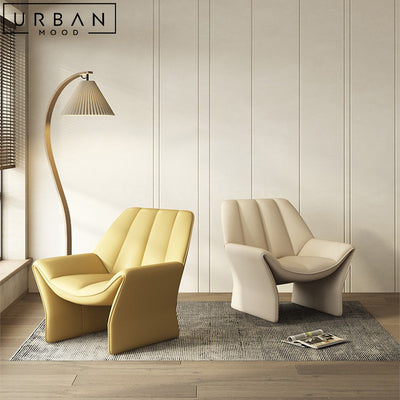 LEORA Modern Velvet Leisure Chair