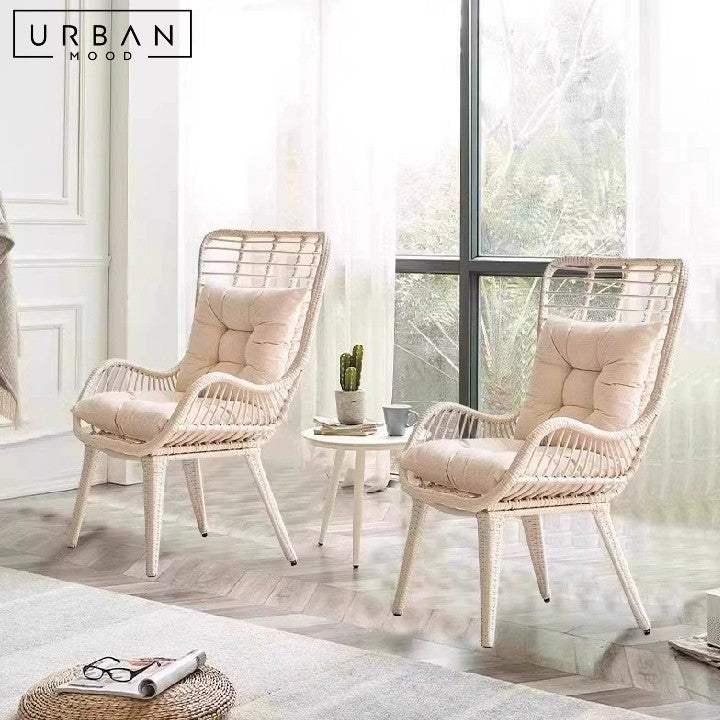 LESAGE Modern Rattan Leisure Chair