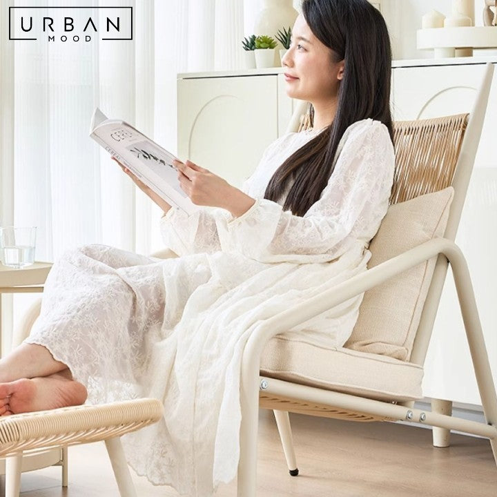 LESAGE Modern Rattan Leisure Chair
