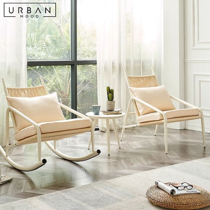 LESAGE Modern Rattan Leisure Chair
