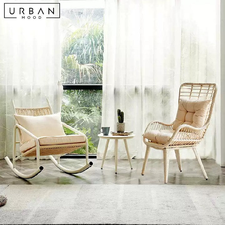 LESAGE Modern Rattan Leisure Chair