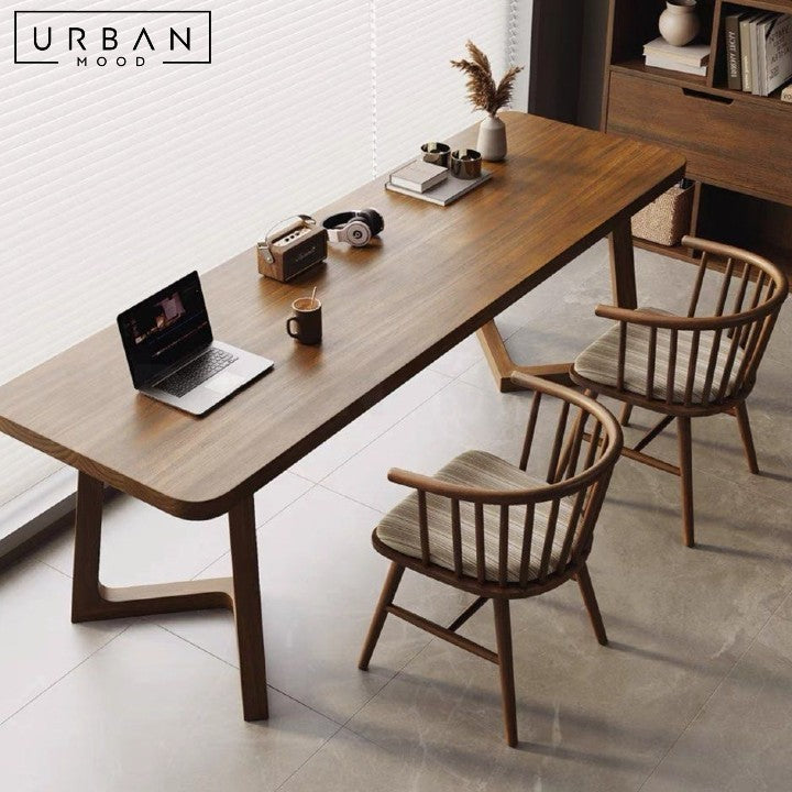 LETICIA Modern Solid Wood Study Table