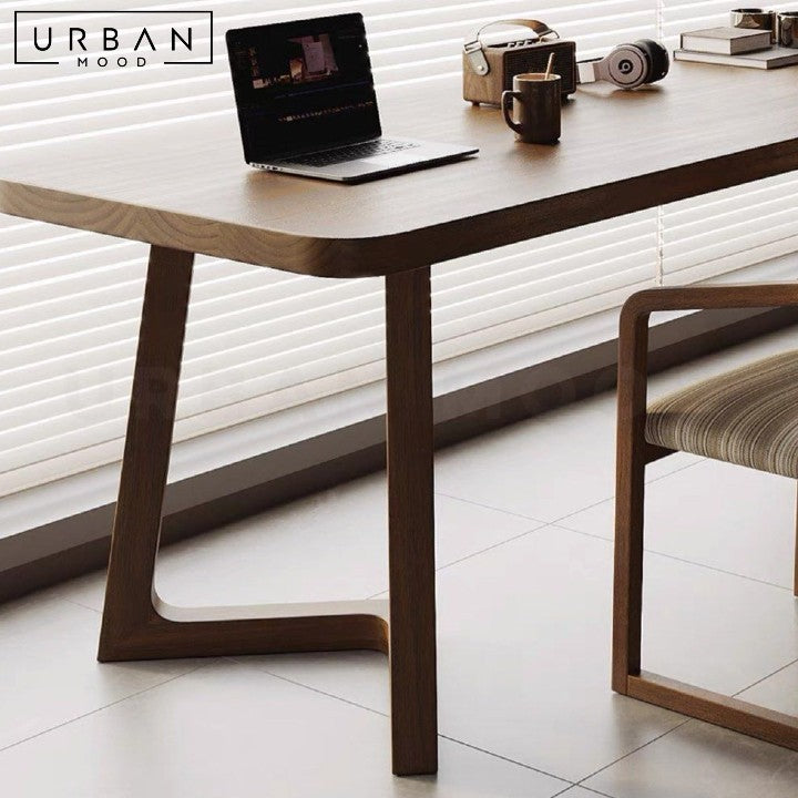 LETICIA Modern Solid Wood Study Table