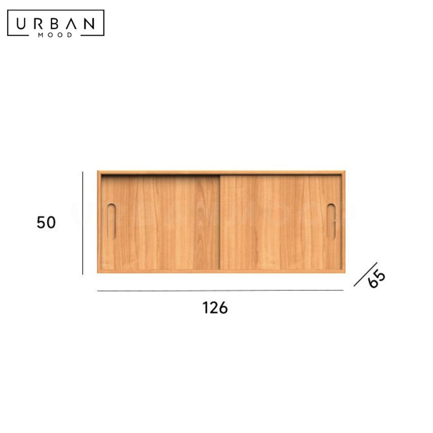LEXA Japandi Solid Wood Wardrobe