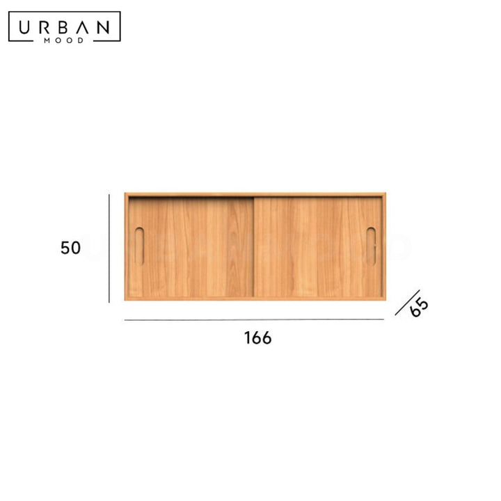 LEXA Japandi Solid Wood Wardrobe