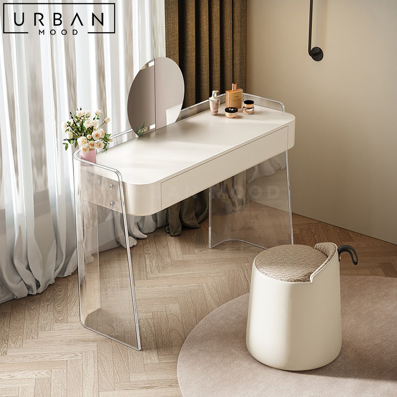 LILAN Modern Acrylic Dressing Table