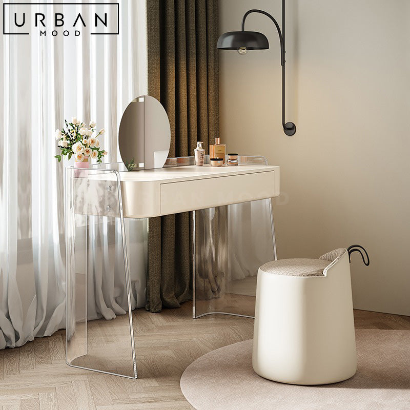 LILAN Modern Acrylic Dressing Table