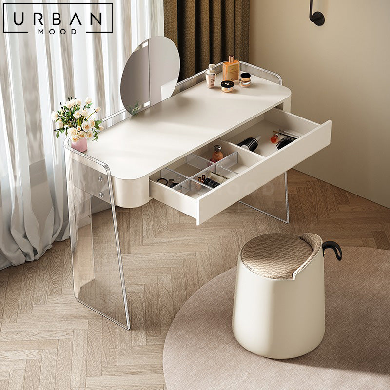 LILAN Modern Acrylic Dressing Table