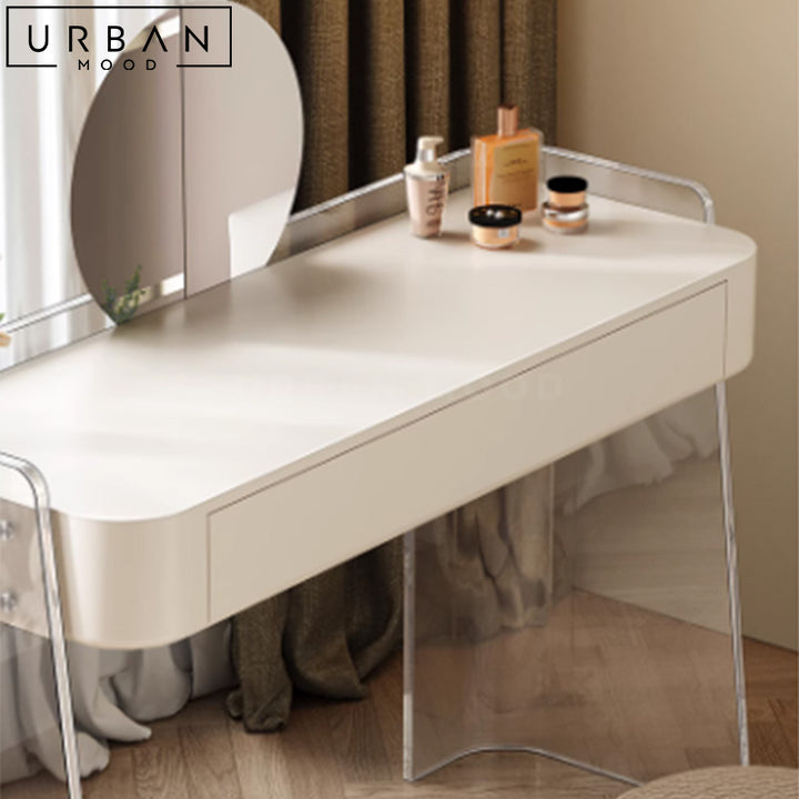 LILAN Modern Acrylic Dressing Table