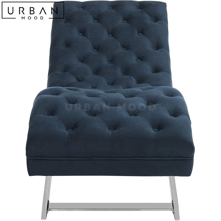 LILIA Modern Velvet Chaise Lounge