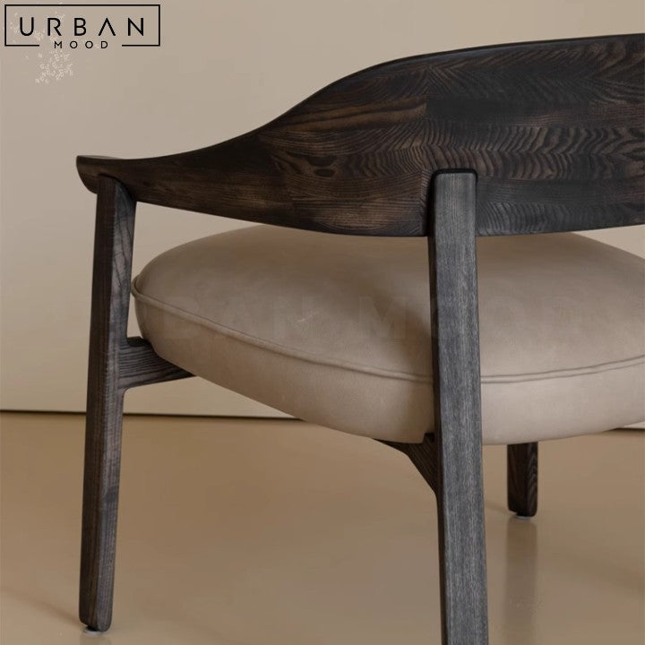LINARO Japandi Solid Wood Leisure Chair