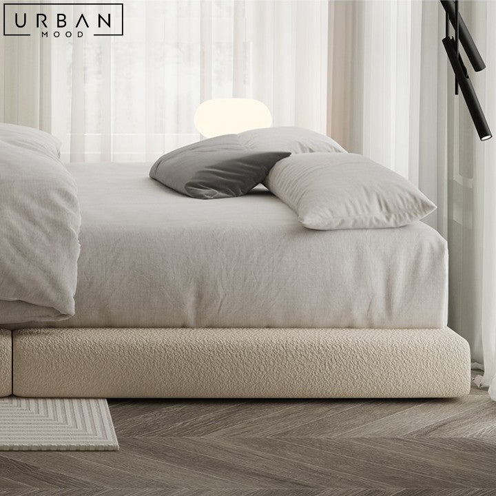 LINDHOLM Japandi Leather Platform Bedframe – Urban Mood