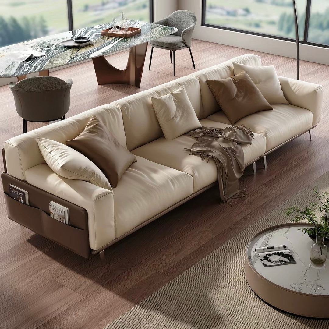 LINEA Modern Leather Sofa - Urban Mood Singapore