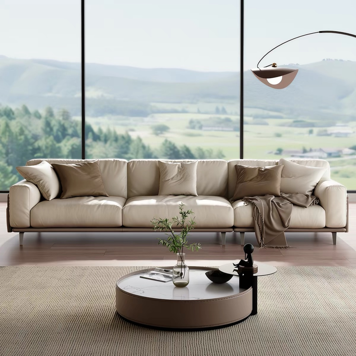 LINEA Modern Leather Sofa - Urban Mood Singapore