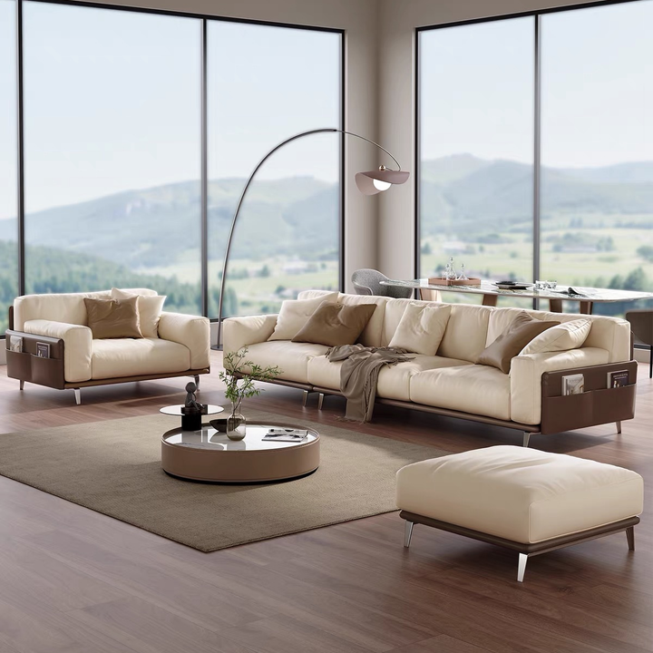 LINEA Modern Leather Sofa - Urban Mood Singapore