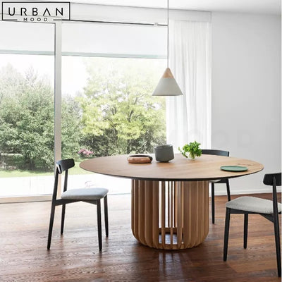 LISAN Modern Solid Wood Dining Table
