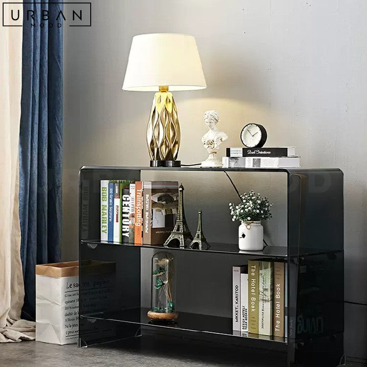 LISON Modern Glass Display Shelf