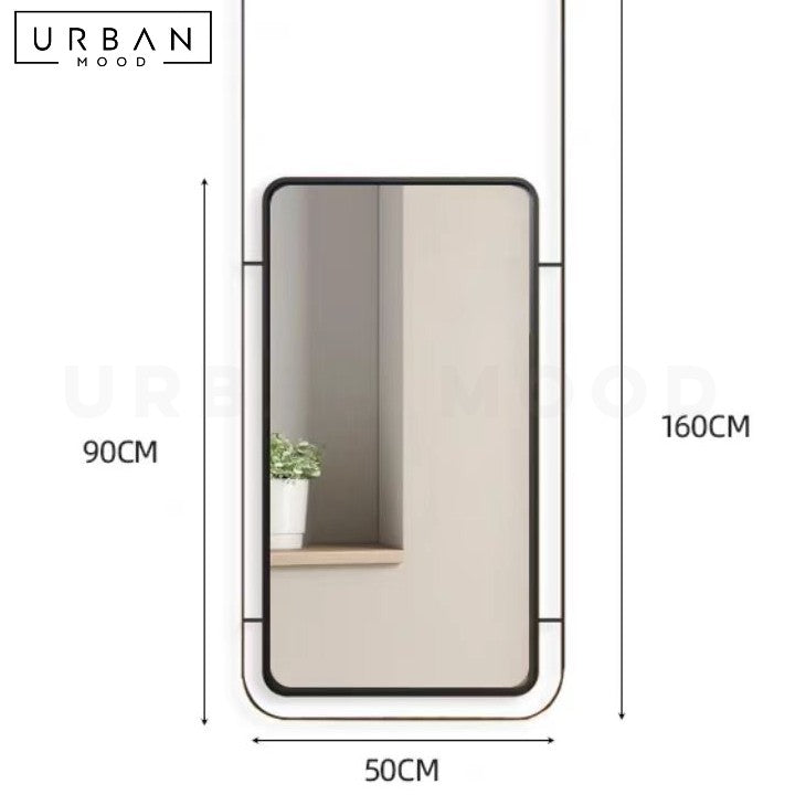 LIU Modern Suspended Bathroom Mirror