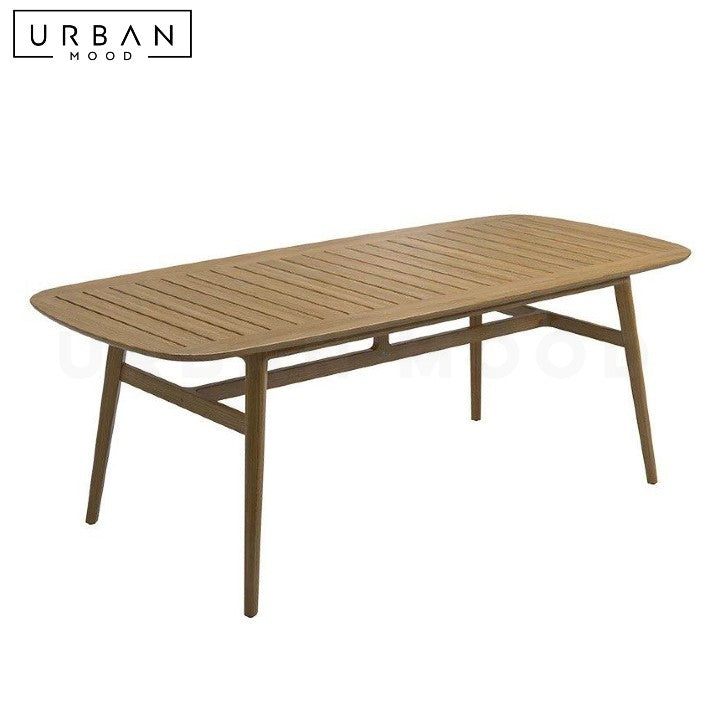 LIVA Modern Outdoor Solid Wood Table & Chairs