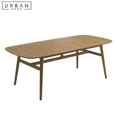 LIVA Modern Outdoor Solid Wood Table & Chairs